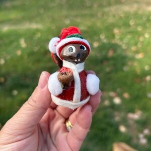 5/$25 Festive Red and White Christmas Ornament 🐿️